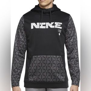 Men’s Nike therma fit fleece lined hoodie pullover sz M